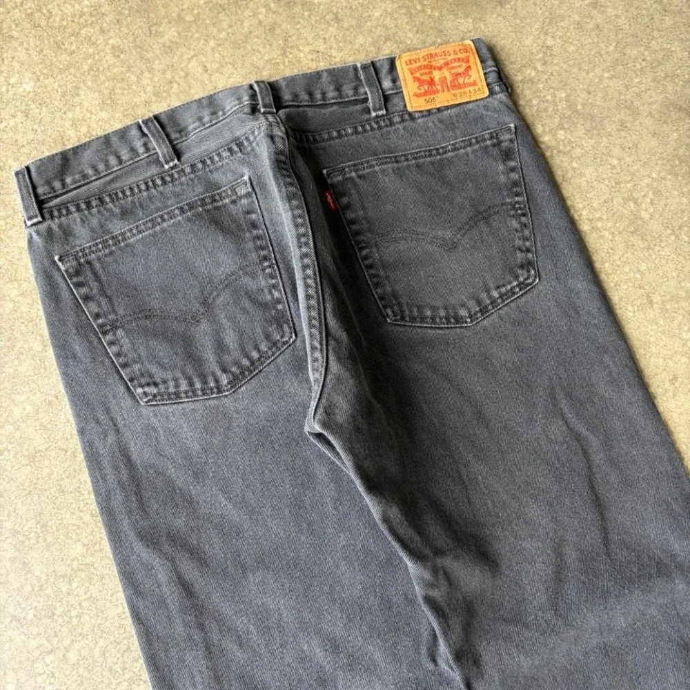 2000s black levis wide leg jeans